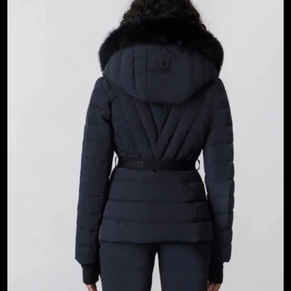 Navy Mackage Ski Snowboard Jacket & Pant Set Winter Parka Pants New - Picture 9 of 11